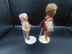 2 compo ny dolls side